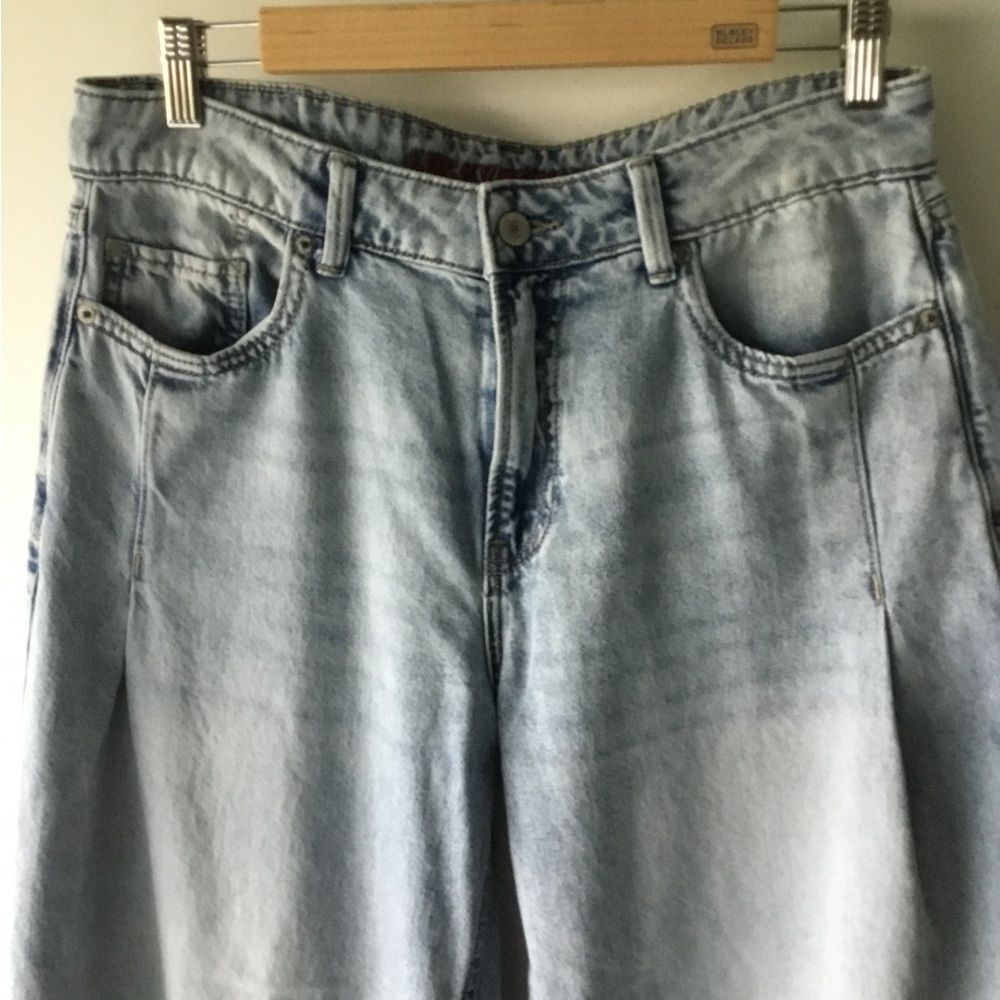 Lucky brand pleated palazzo wide leg jeans - Picture 5 of 16